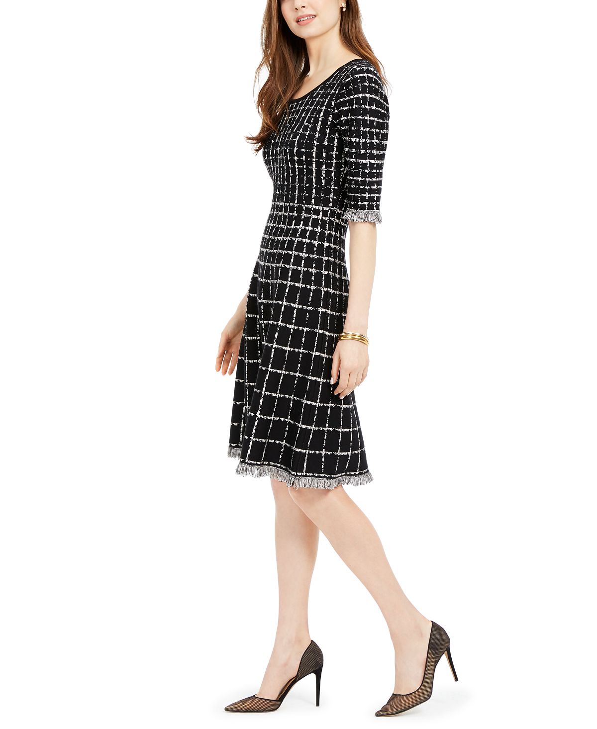 Taylor Women's Sweaterdress Black Size Small