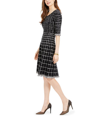 Taylor Women's Sweaterdress Black Size Small