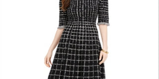 Taylor Women's Sweaterdress Black Size Small