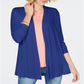 Karen Scott Women's Open Front Cardigan Blue Size -Petite XL