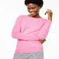 Charter Club Women's Crew-Neck Cashmere Sweater Gift Pink Size Small