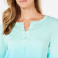 Charter Club Women's Ombre Cardigan Turquoise Stone Blue Size Small
