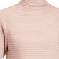 Eileen Fisher Women's Wool Funnel-Neck Sweater Pink Size PL