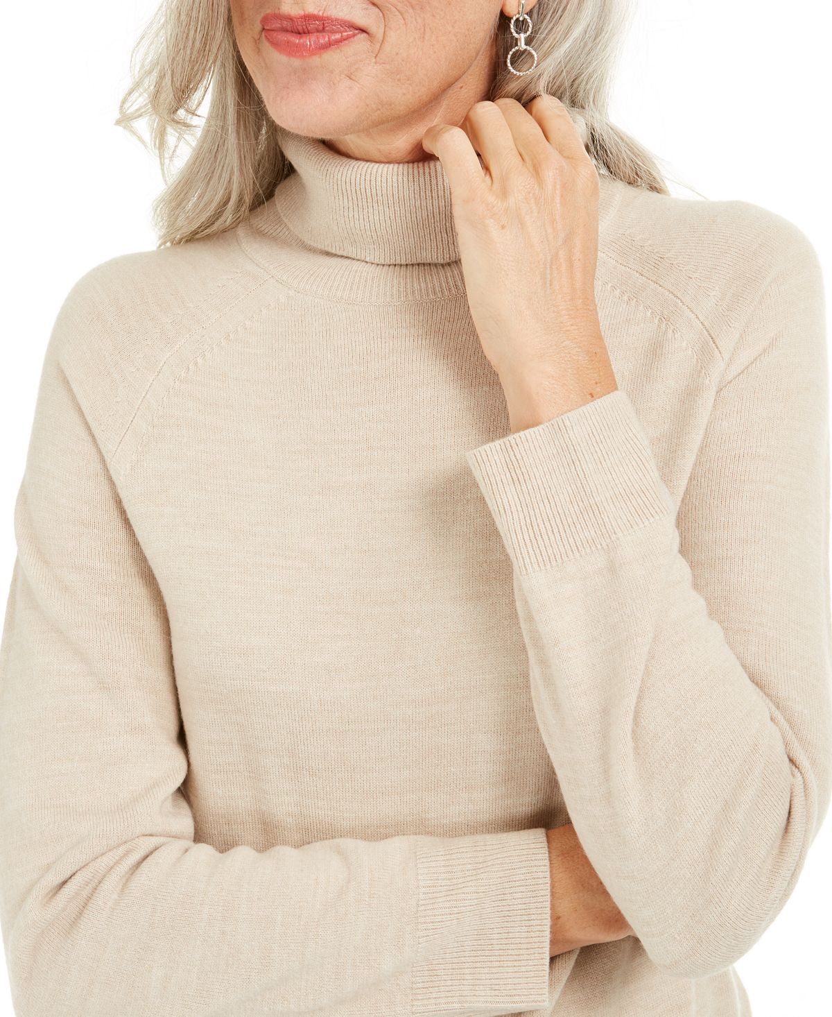 Karen Scott Women's Turtleneck Sweater Brown Size XX Large