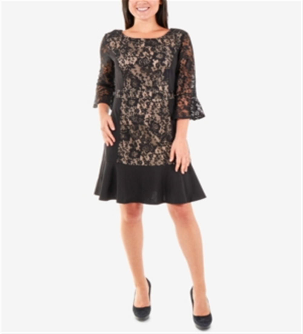 New York Collective Women's Casual Dresses Black Size X-Large