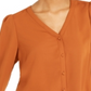 Alfani Women's V Neck Blouse Brown Size Medium