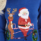 Karen Scott Women's Holiday Bicycle Sweater Blue Size 2XL