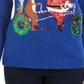 Karen Scott Women's Holiday Bicycle Sweater Blue Size 2XL