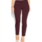 Alfani Women's Tummy Control Pull on Skinny Pants Red Size 12 Petite