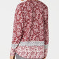 Style & Co Petite Mixed-Print Shirt  Red Size PL