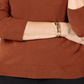 Karen Scott Women's Long Sleeve Blouse Orange Size Petite Small