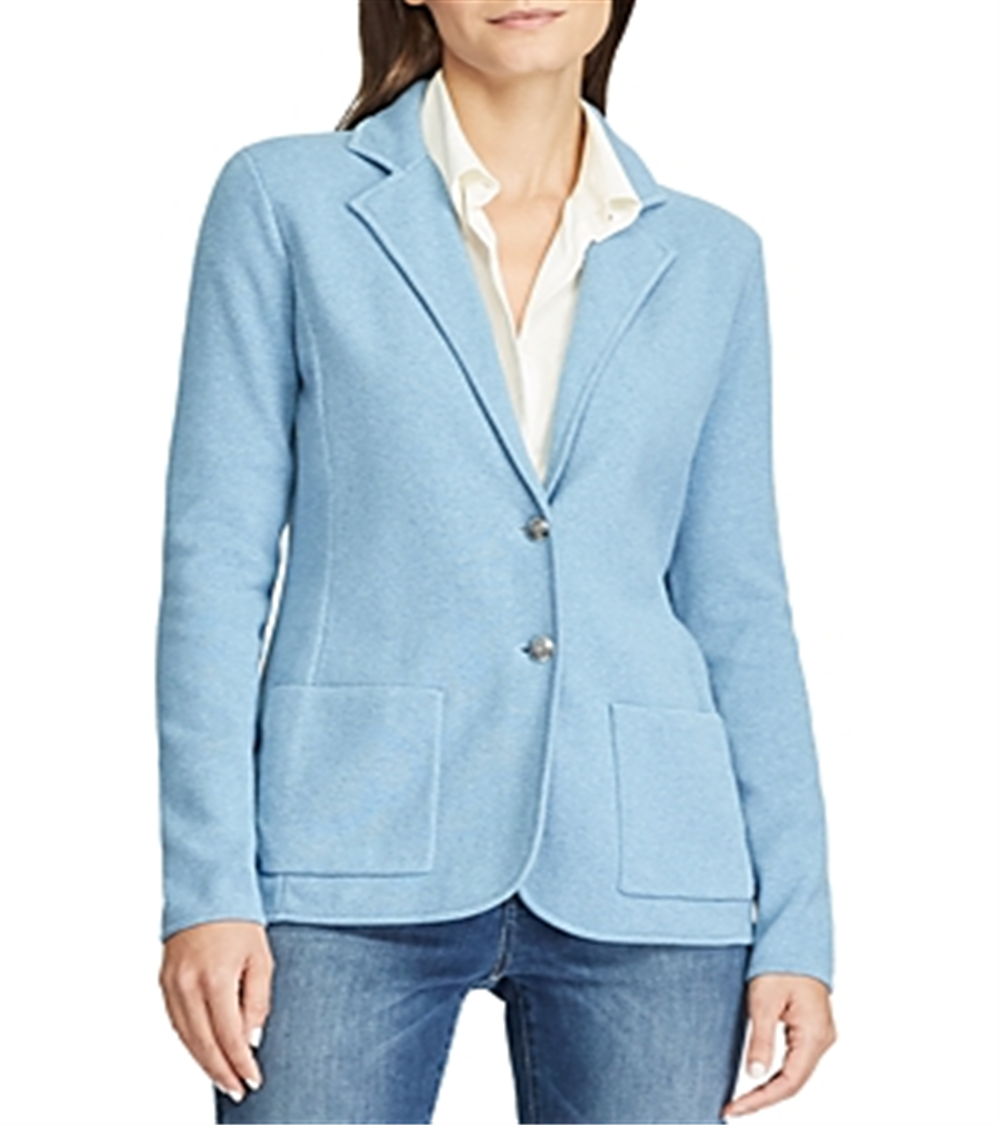 Ralph Lauren Women's Classic Blazer Blue Size Large