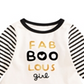 First Impressions Baby Girl's Cotton Fab Boo Lous T-Shirt Ivory 0-3 Months