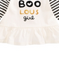 First Impressions Baby Girl's Cotton Fab Boo Lous T-Shirt Ivory 0-3 Months