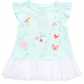 First Impressions Baby Girl's Flower Peplum Tunic Blue Size 24 Months