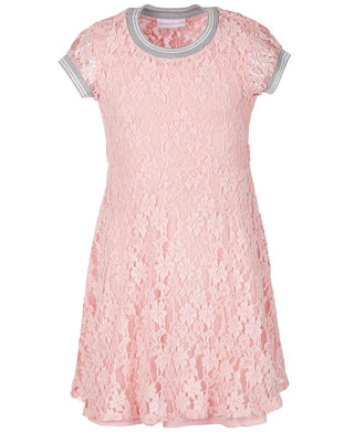Bonnie Jean Toddler Girl's Athletic Lace Dress Pink Size 2T