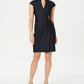 Calvin Klein Women's Cap Sleeve Above the Knee Dress Blue Size 8