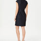 Calvin Klein Women's Cap Sleeve Above the Knee Dress Blue Size 8