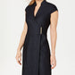 Calvin Klein Women's Cap Sleeve Above the Knee Dress Blue Size 8