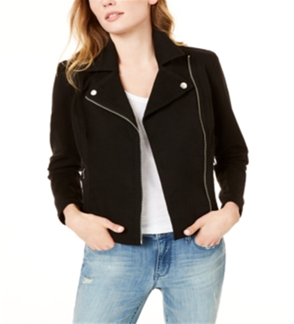 Maison Jules Women's Zip up Jacket White Size Medium