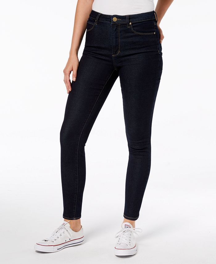 Articles of Society Heather Women's High Rise Ankle Skinny Jeans Blue Size 25