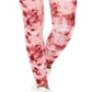 Ultra Flirt Junior's Tie Dyed Leggings Pink Size X-Large