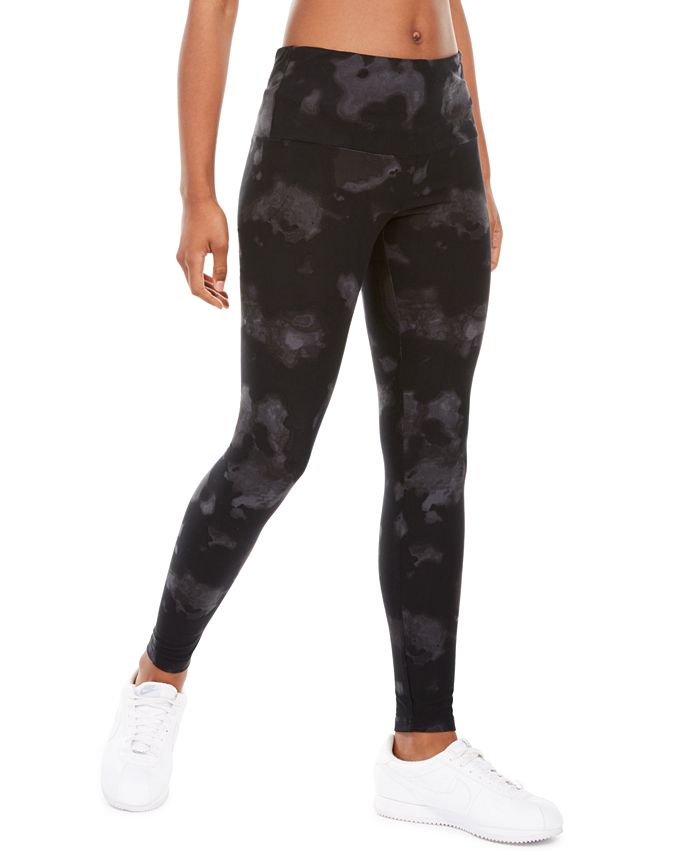 Ultra Flirt Junior's Tie Dyed Leggings Black Size Small
