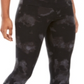 Ultra Flirt Junior's Tie Dyed Leggings Black Size Small