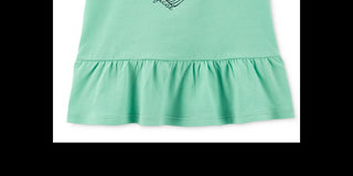 Carter's Toddler Girl's Cotton Unicorn Peplum T-Shirt Green Size 4T