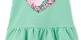 Carter's Toddler Girl's Cotton Unicorn Peplum T-Shirt Green Size 4T
