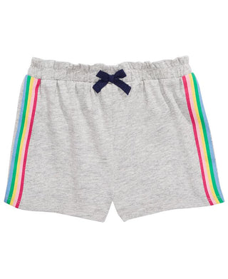 First Impressions Baby Girl's Side Stripe Shorts Gray Size 18MOS