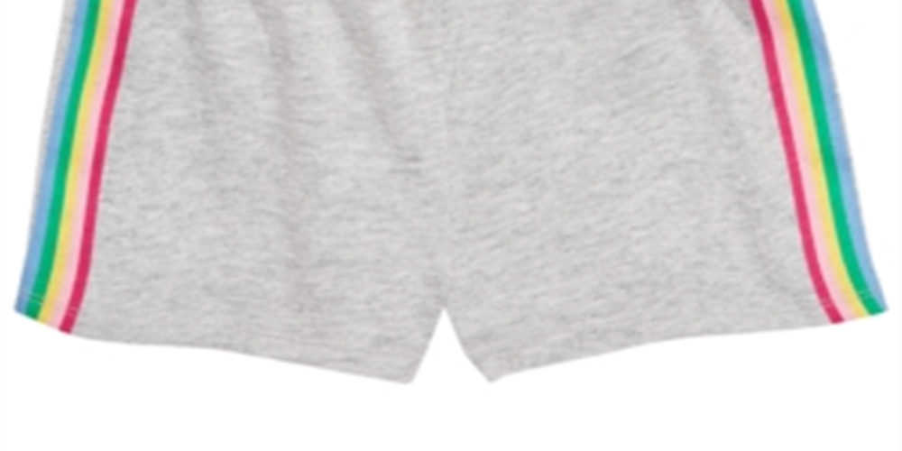 First Impressions Baby Girl's Side Stripe Shorts Gray Size 18MOS