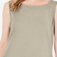 Charter Club Women's Sleeveless Boat Neck Top Brown Size Medium