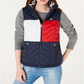 Tommy Hilfiger Women's Sport Quilted Vest Blue Size Large