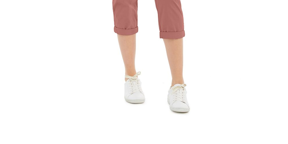 Style & Co Women's Chino Capri Pants Pink  Size 10