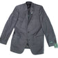 Ralph Lauren Men's Plaid Wool Suit Jacket Gray Size 44