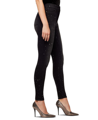 Sanctuary Women's Social Standard Denim High Rise Skinny Jeans Black Size 27