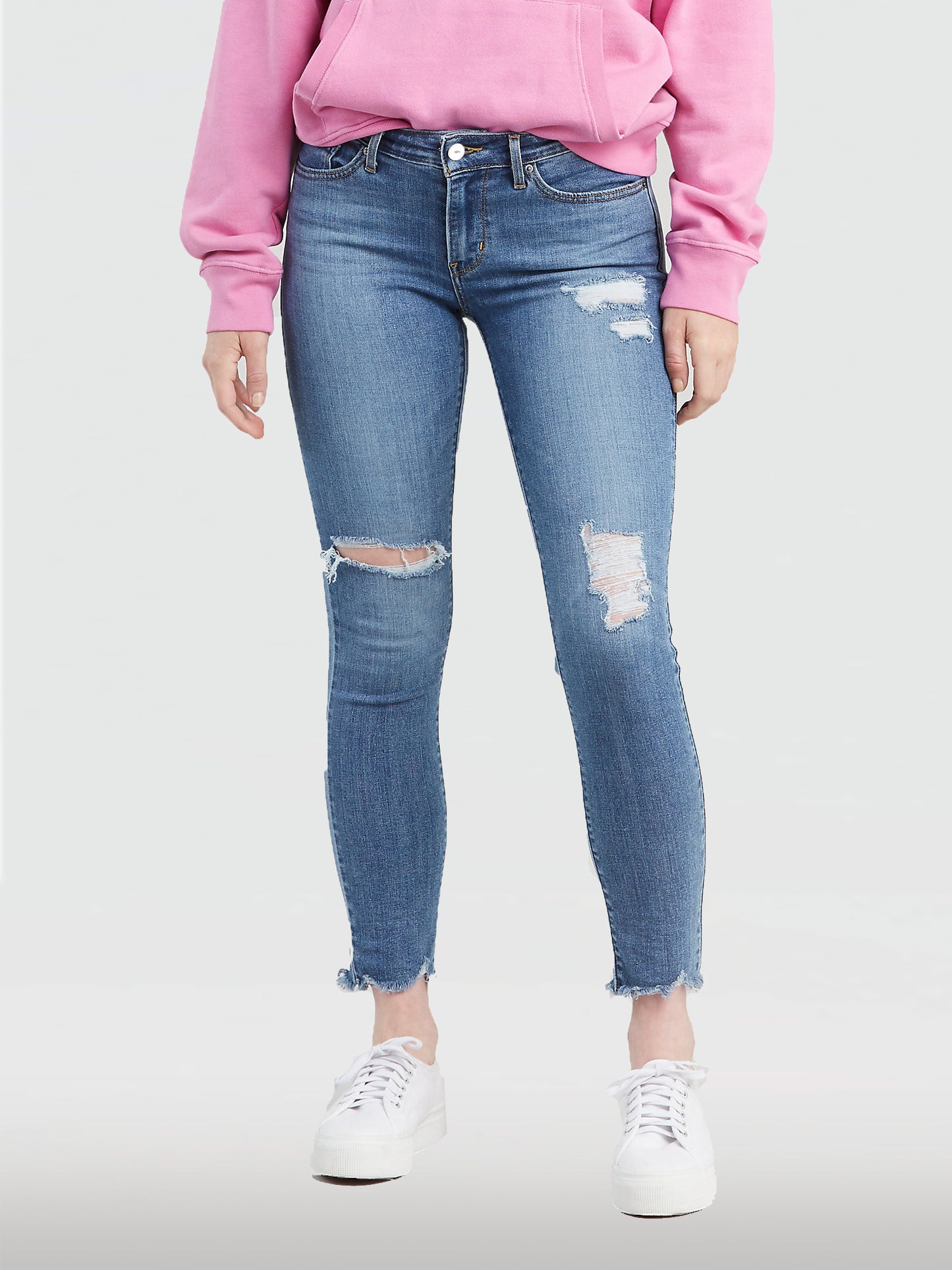 Levi's Women's 711 Skinny Ankle Jeans Blue Size 30