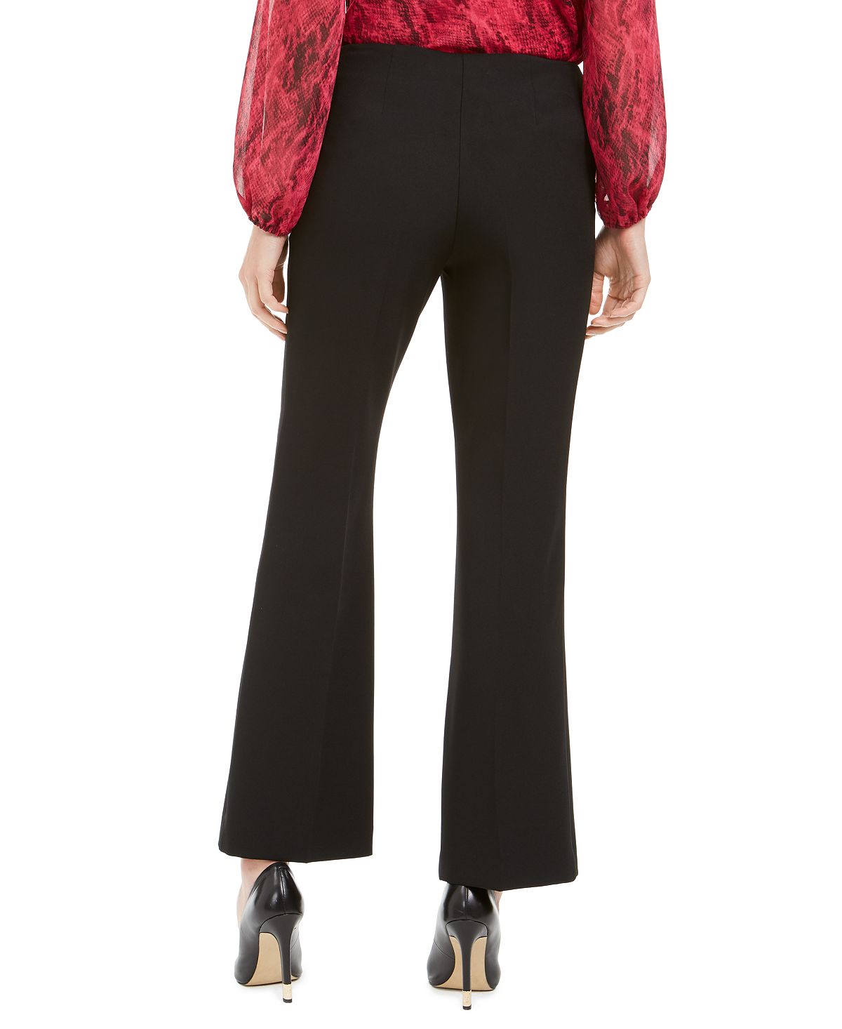 Kasper Women's Flare Leg Pants Black Size 14 Petite