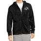 AX Armani Exchange Men's Logo Zip Hoodie Black Size Medium