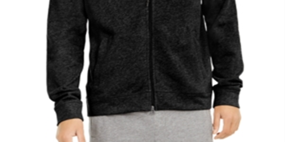 AX Armani Exchange Men's Logo Zip Hoodie Black Size Medium