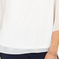 JM Collection Women's Lace up Grommet Trim Top White Size X-Small