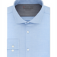 Calvin Klein Men's Xtreme Slim Fit Thermal Stretch Plaid Dress Shirts Blue Size XL