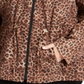 Charter Club Women's Animal Print Anorak Jacket Brown Size 0X