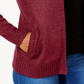 Karen Scott Petite Long-Sleeve Zip-Front Sweater Red Size Petite S