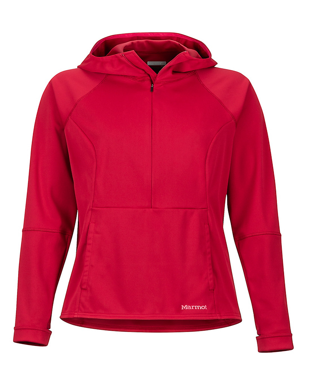 Marmot Women's Zenyatta 1/2 Zip Hooded Jacket Red Size Small