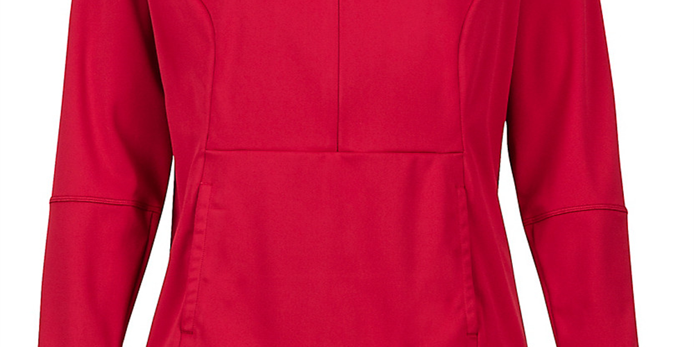 Marmot Women's Zenyatta 1/2 Zip Hooded Jacket Red Size Small