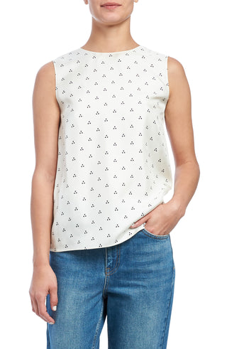 Theory Women's Straight Shell Top White Size Medium