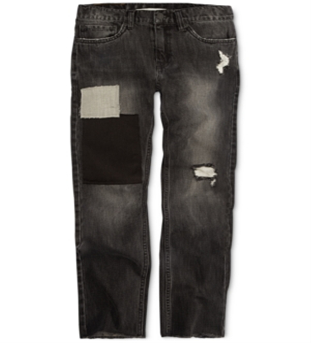 Levi's Big Boy's 511 Slim Fit Warp Stretch Patches Jeans Black Size 14R 27X27