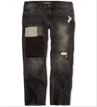 Levi's Big Boy's 511 Slim Fit Warp Stretch Patches Jeans Black Size 14R 27X27
